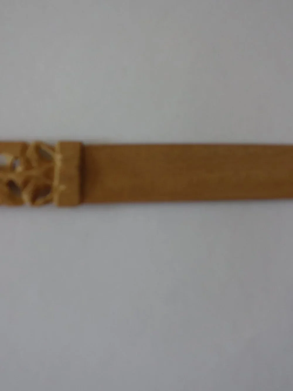 Vintage Carved Women Wooden Letter Opener about 7.25